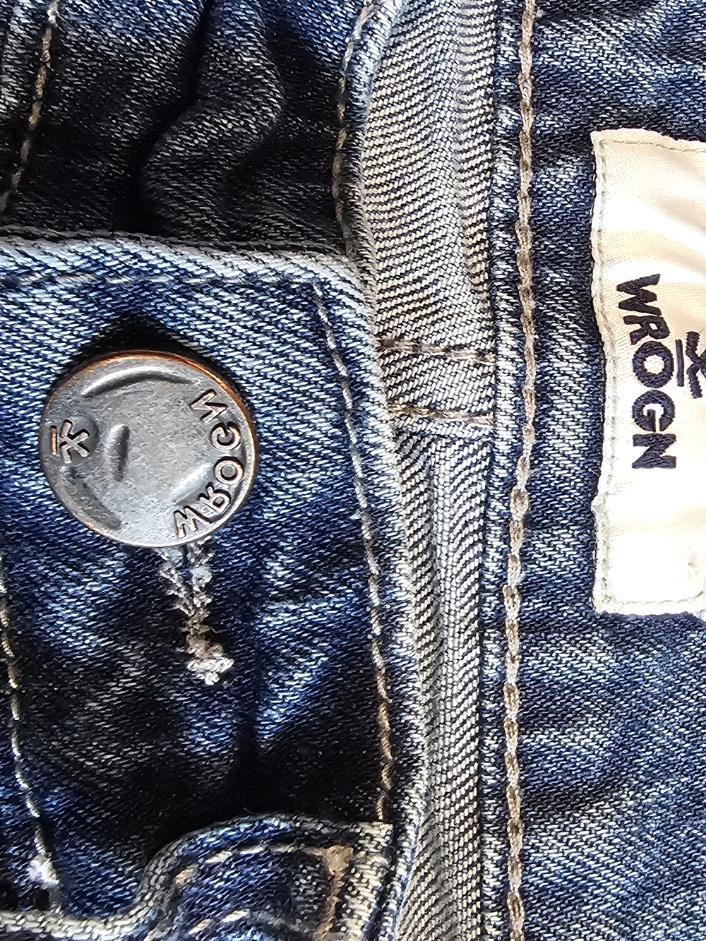 WROGN Slim Fit Jeans Mens Size 30 Medium Wash Straight Leg Casual Denim